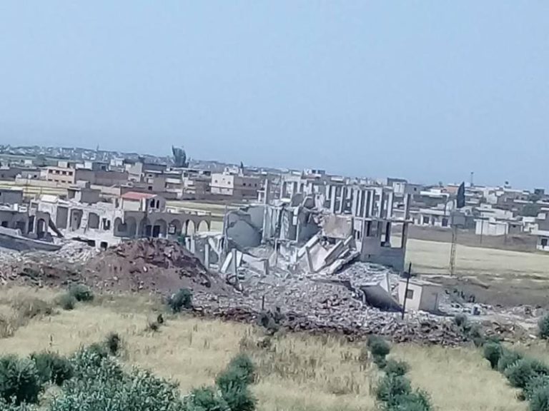 Kafr Zeta Hospital in Hama Destroyed in Targeted Attack