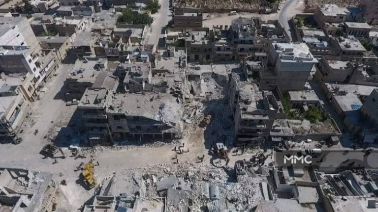 Multiple Airstrikes Target Marketplace in Idlib Syria