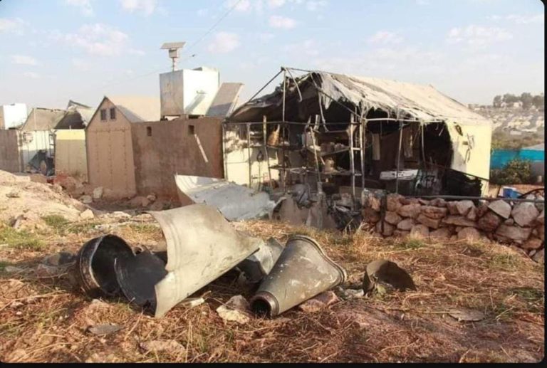 Displacement Camp Attacked with Cluster Bombs in Northwest Syria; 9 Killed Including 3 Children